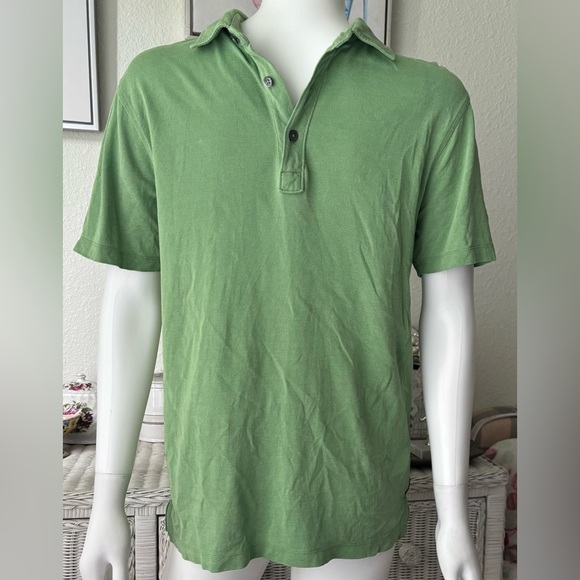 Todd Snyder Other - Todd Snyder 51% Cotton piqué Polo Shirt - short sleeves in green color Size XS